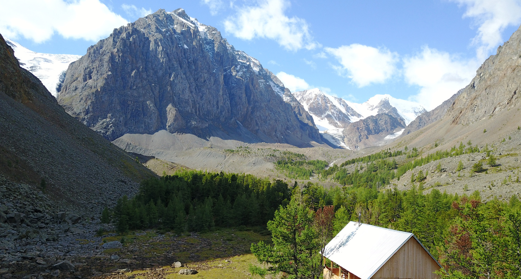 Ледник Актру горный Алтай альплагерь